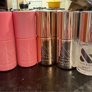 Olive and June Nail Care System Lot of 11 bottles Retail value over $100